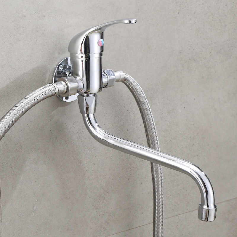 Commercial Kitchen Faucet - جدار اضافية طويلة صنبور بالوعة المطبخ