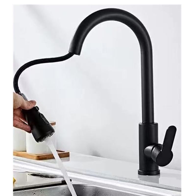 Commercial Kitchen Faucet - صنبور المطبخ سحب للخارج من النيكل