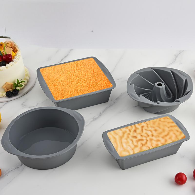 Commercial Kitchen Pans - قالب كيك مربع من السيليكون مكون