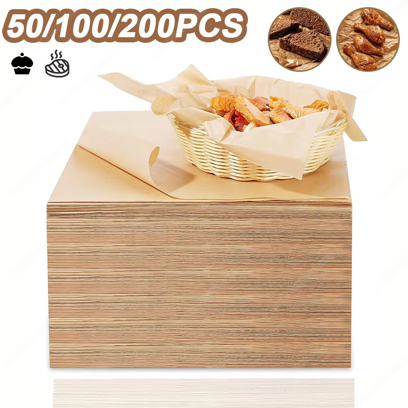 Commercial Kitchen Pans - 50/100/200 قطعة ورق الخبز ورق الخبز