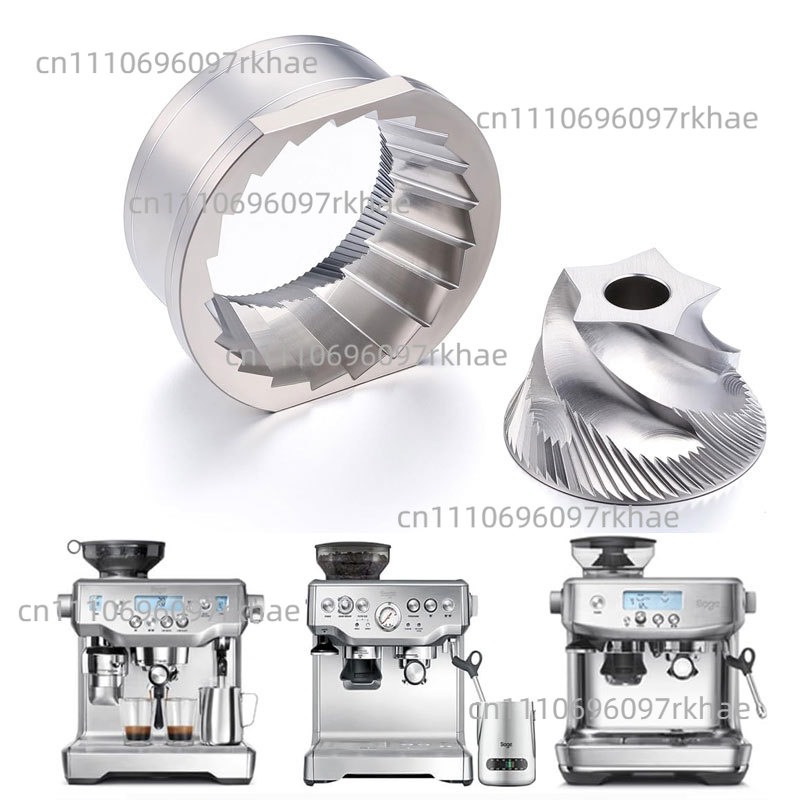 Breville Espresso Barista Touch - طاحونة مخروطية بخمسة أسنان علوية وسفلية