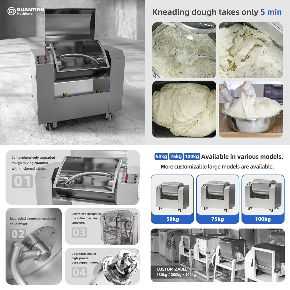 Commercial Kitchen Mixers Dough Mixer - خلاط عجين الخبز الصناعي عالي الكفاءة