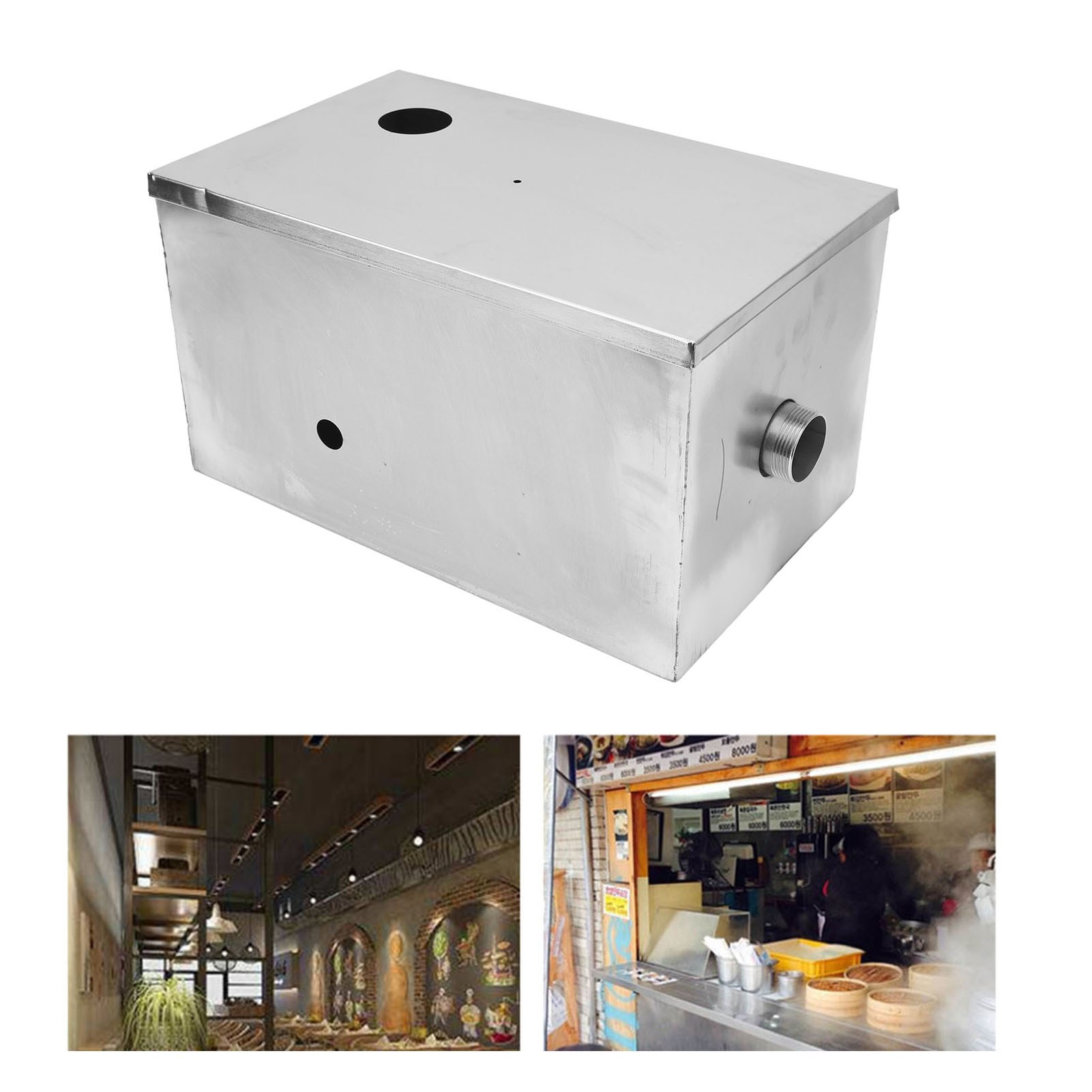 Commercial Kitchen Grease Interceptor - فاصل الشحوم من الفولاذ المقاوم للصدأ