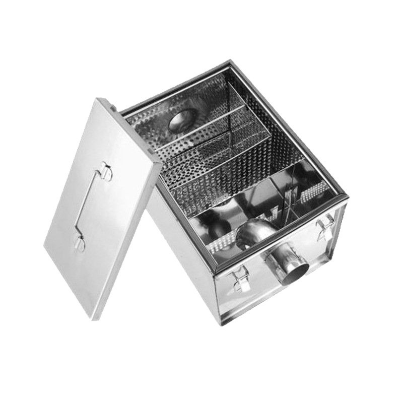 Commercial Kitchen Grease Interceptor - معترض الشحوم من الفولاذ المقاوم للصدأ