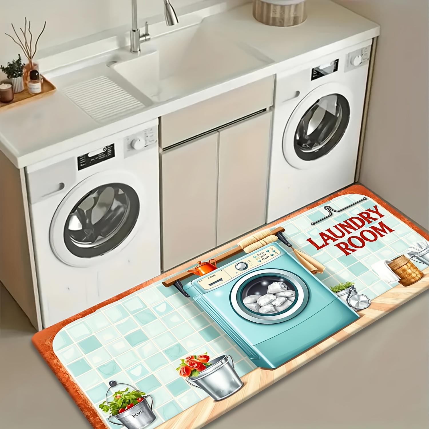 Commercial Kitchen Tile Flooring - سجادة طويلة مريحة ومتينة بتصميم عتيق