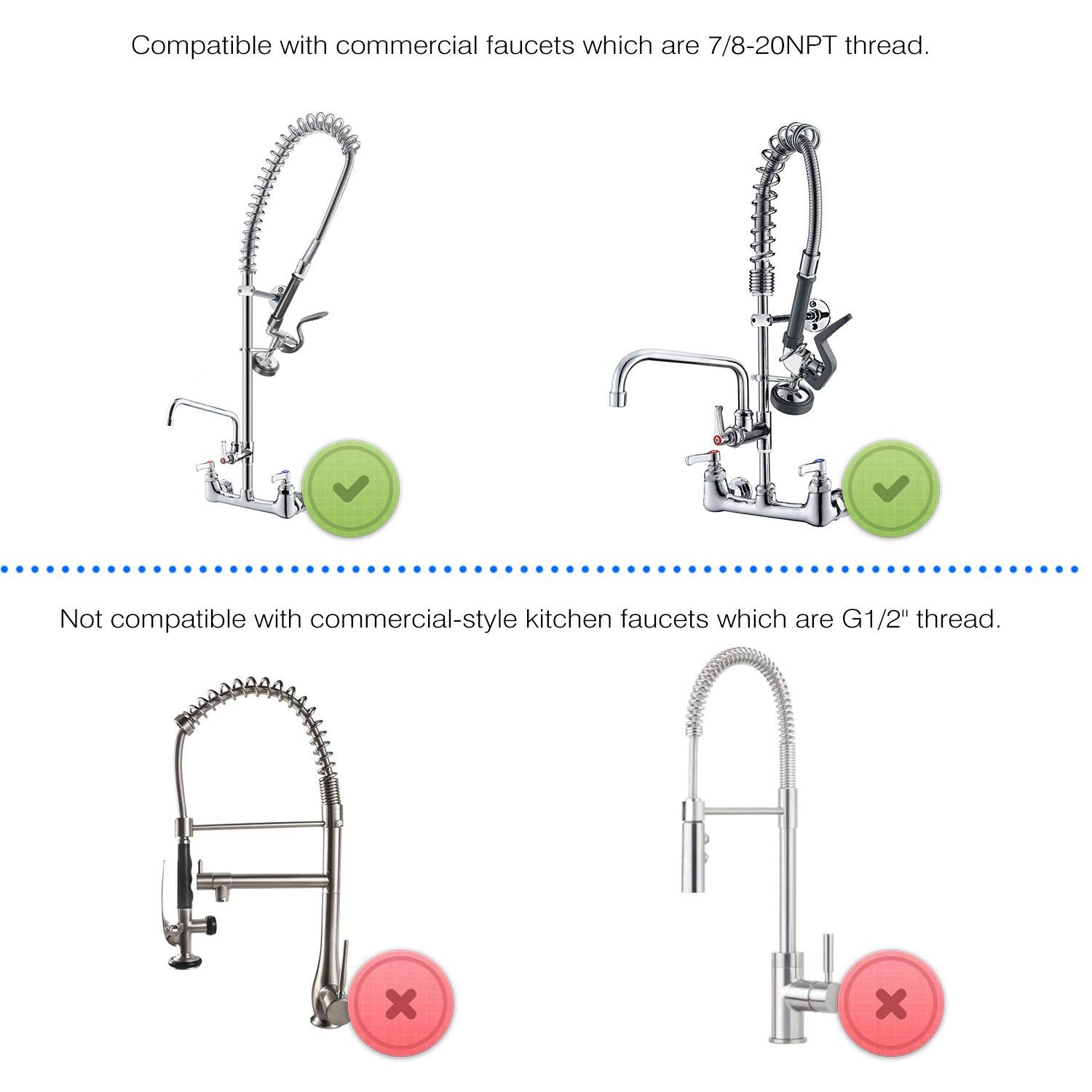 Commercial Kitchen Faucet - متوفر في المخزون أجزاء صنبور المطبخ