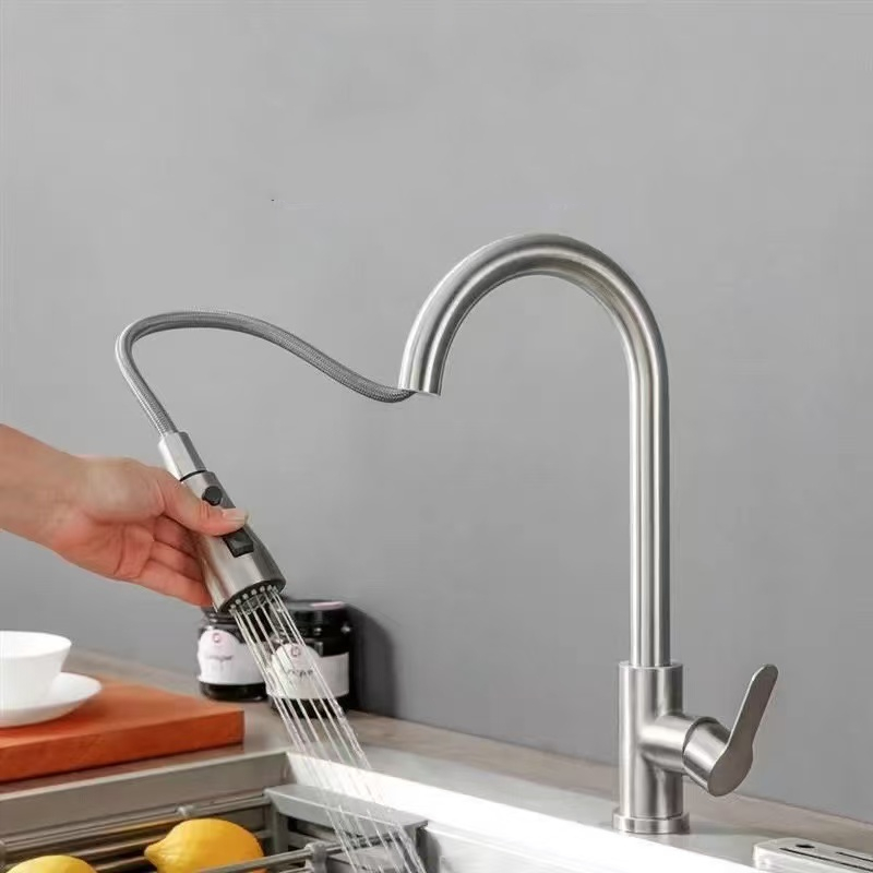 صنبور المطبخ سحب للخارج من الن - مراجعة Commercial Kitchen Faucet وسعره