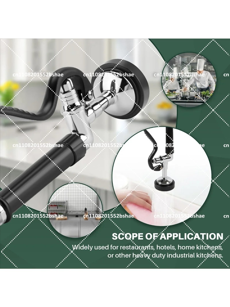 قطع غيار صنبور رش ما قبل الشطف - مراجعة Commercial Kitchen Faucet وسعره