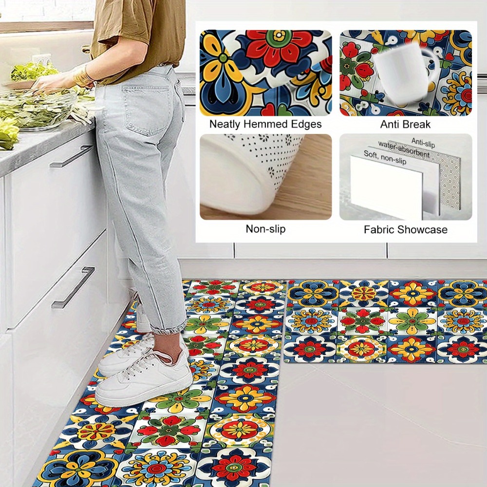 سجادة أرضية بنمط البحر الأبيض  - مراجعة Commercial Kitchen Tile Flooring وسعره