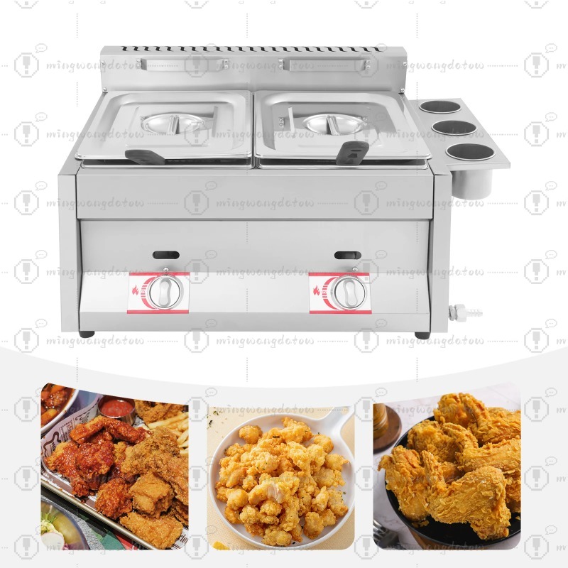 مقلاة غاز تجارية جديدة سعة 12  - مراجعة Deep Fryer Commercial وسعره