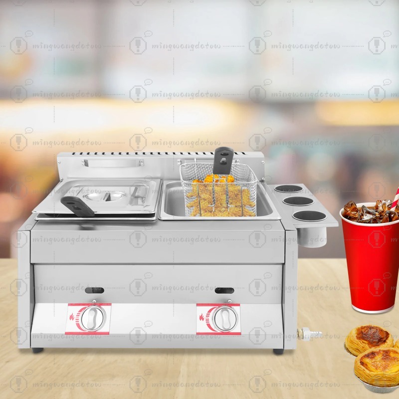 مقلاة غاز تجارية جديدة سعة 12  - مراجعة Deep Fryer Commercial وسعره