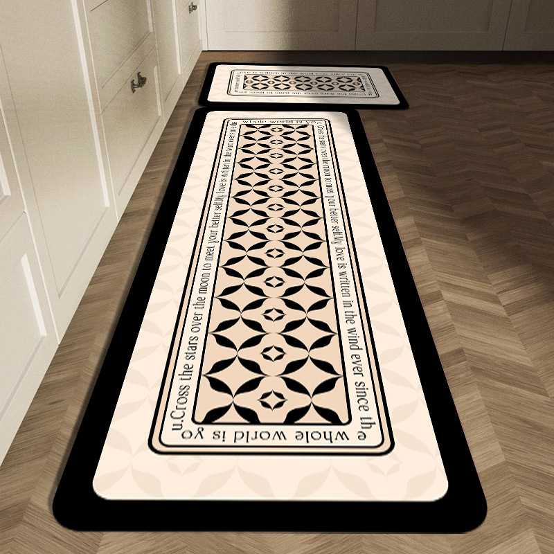 مجموعة سجاد مطبخ بنمط هندسي أس - مراجعة Commercial Kitchen Tile Flooring وسعره