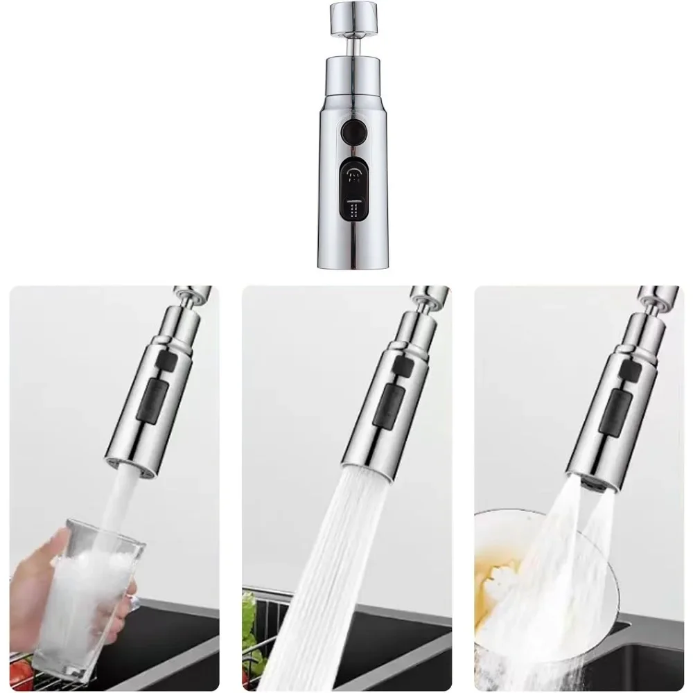 1 قطعة 3 in1 مرنة المطبخ صنبور - مراجعة Commercial Kitchen Faucet وسعره