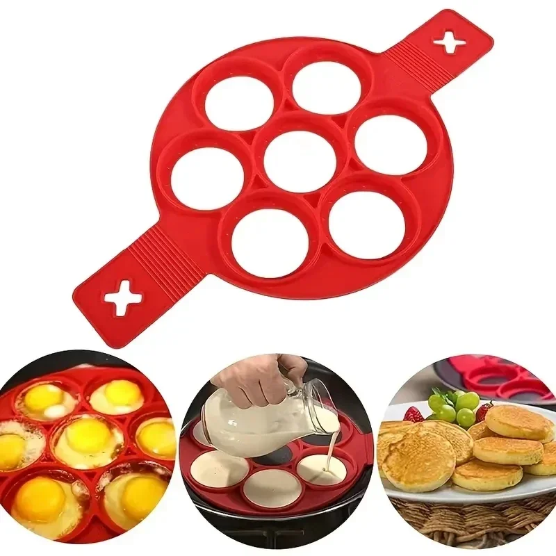 سيليكون 7 حفرة مقلاة دائرية ال - مراجعة Commercial Kitchen Pans وسعره