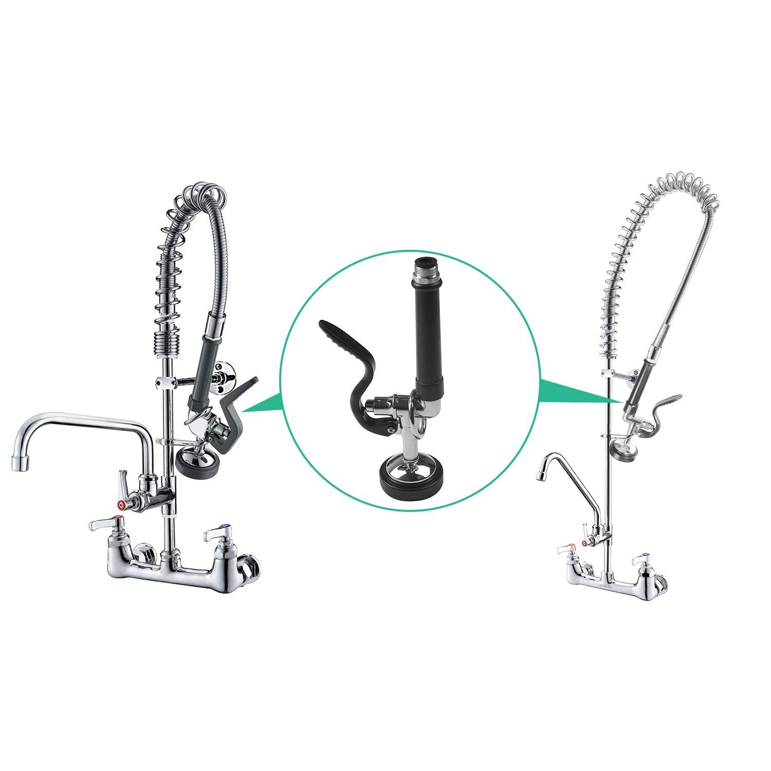 متوفر في المخزون أجزاء صنبور ا - مراجعة Commercial Kitchen Faucet وسعره