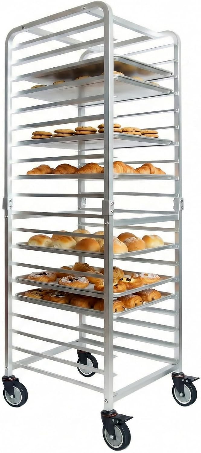 رف تجاري من الفولاذ المقاوم لل - مراجعة Commercial Kitchen Pans وسعره