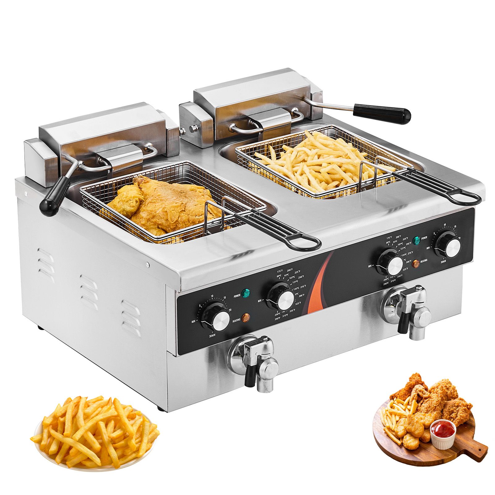 مقلاة كهربائية تجارية بقوة 350 - مراجعة Deep Fryer Commercial وسعره